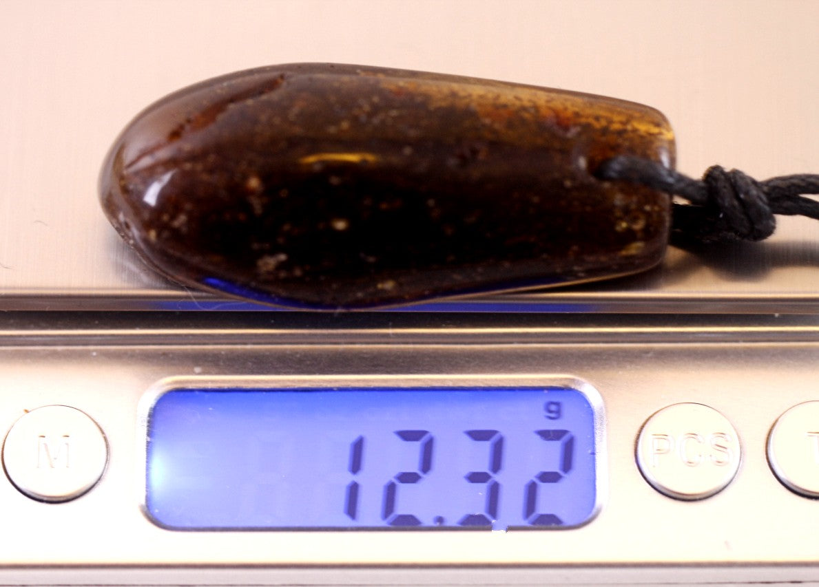 Large Amber Amulet