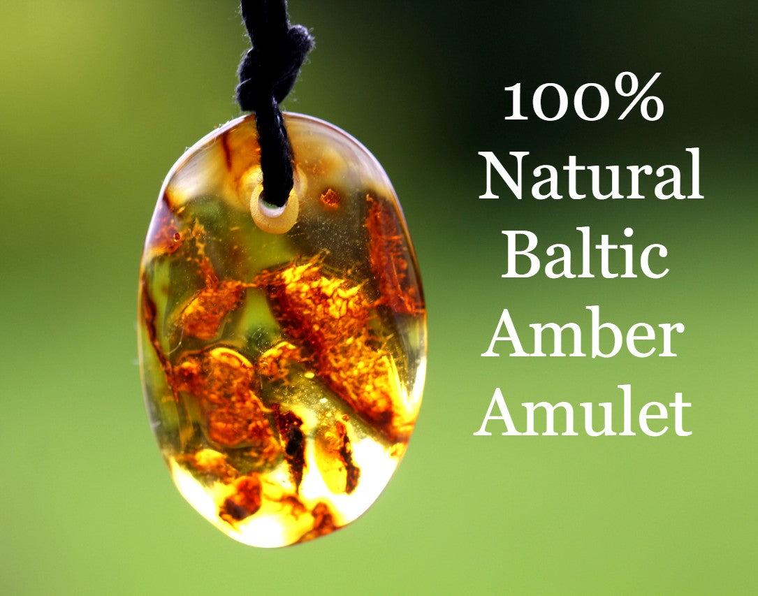 Authentic Baltic Amber Amulet