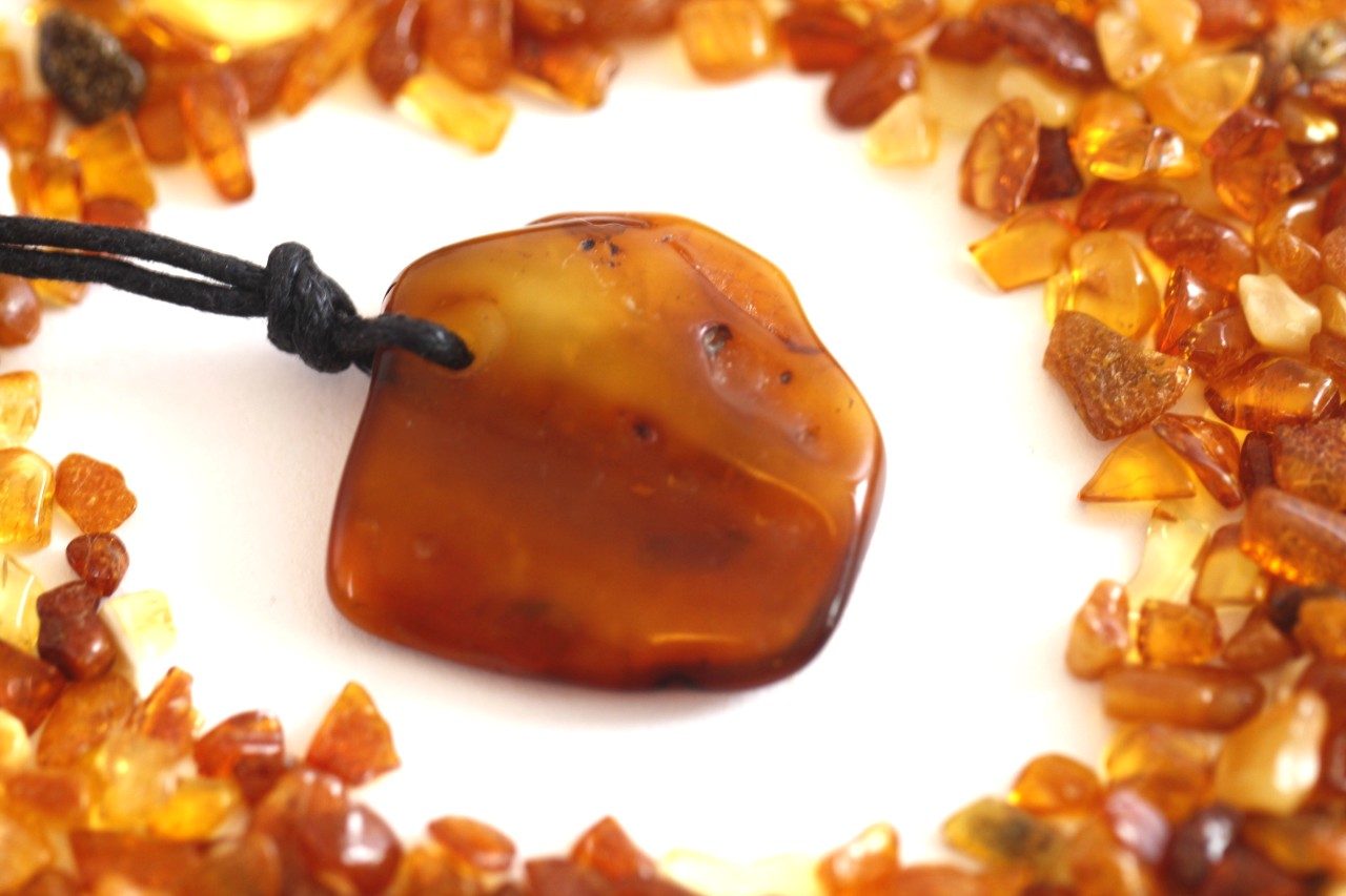 Amber Amulet Pendant