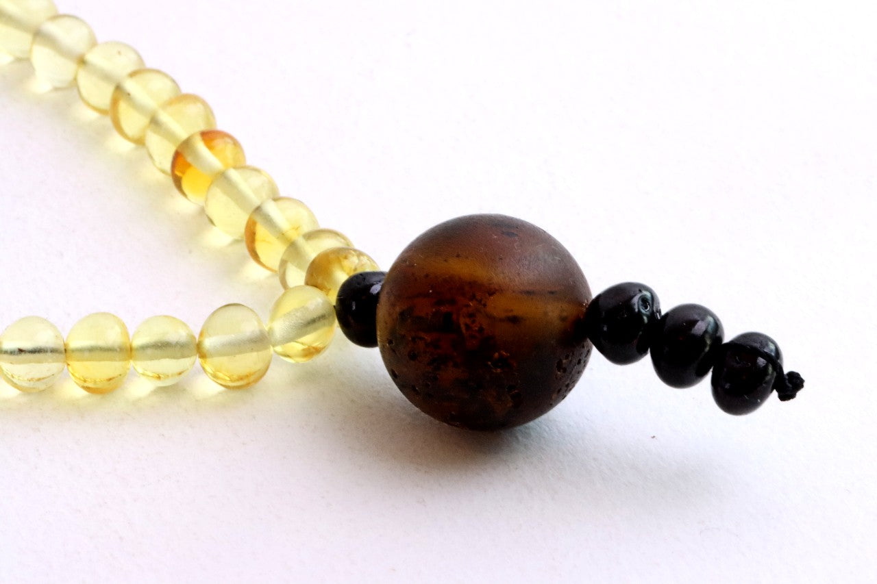 Baltic Amber Mala – 108 Baroque Beads – Buddhist Prayer Beads Buddhist Meditation Strand