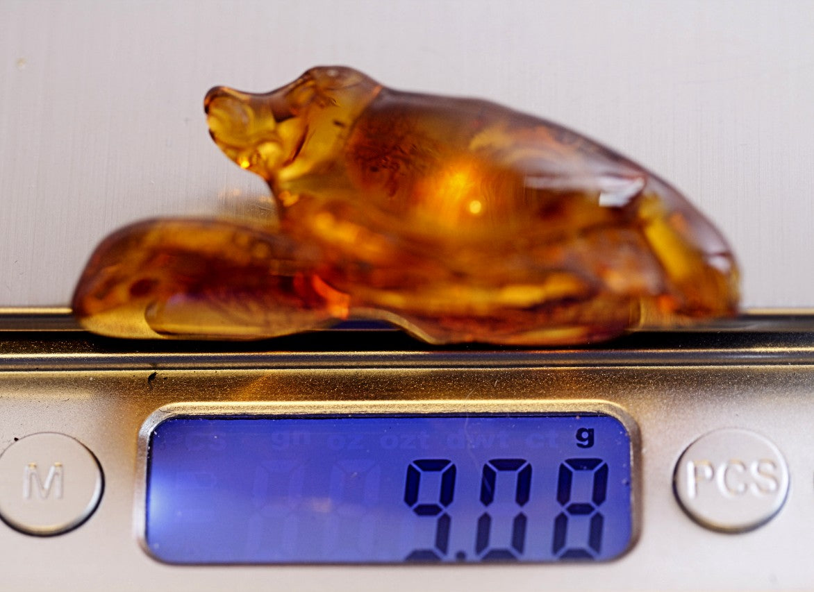 Seal Amber Figurine