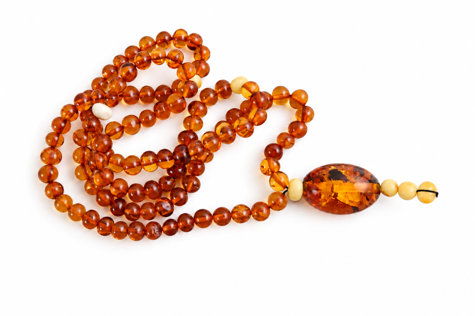 Baltic Amber Mala – 108 Baroque Beads – Buddhist Prayer Beads