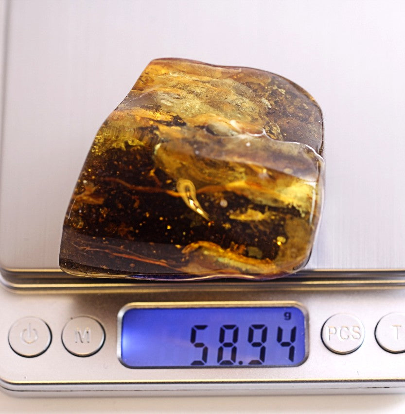 58g Authentic Baltic Amber Gem