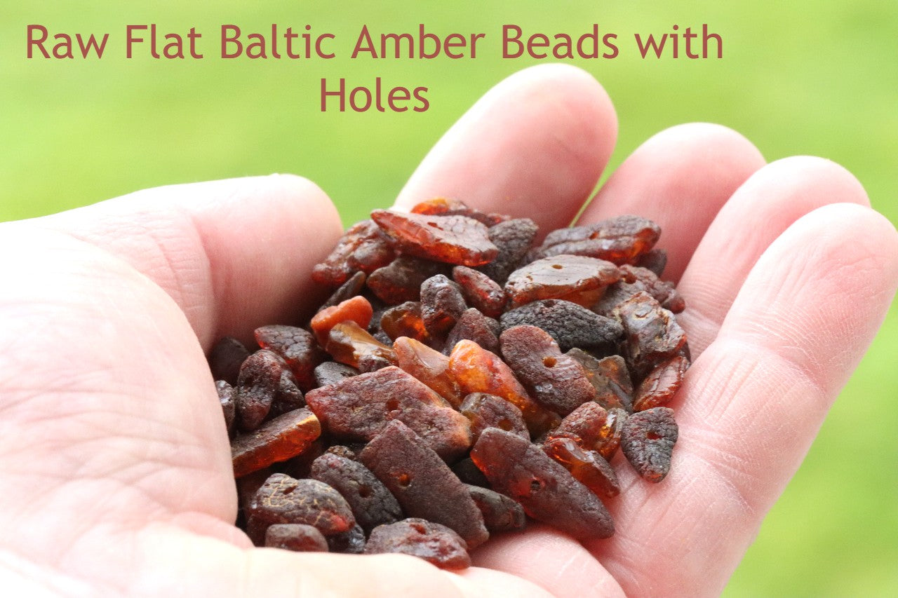 Amber on sale chip beads