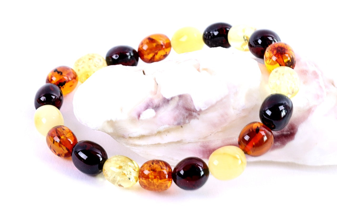 Mixed Baltic Amber Bracelet