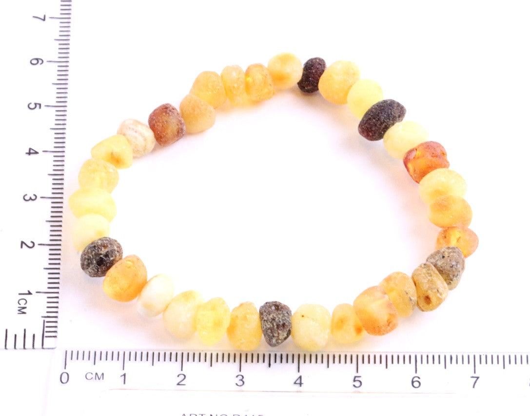 Natural Raw Earthy Amber Bracelet