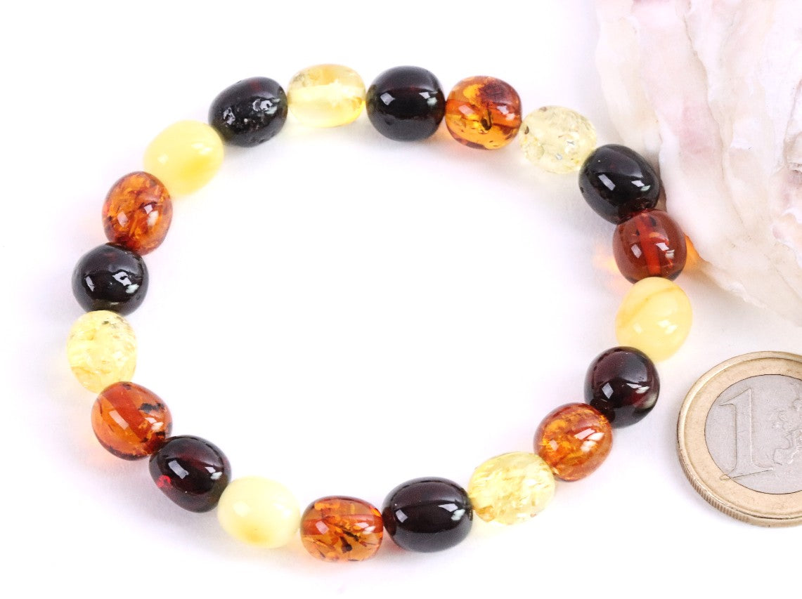 Mixed Baltic Amber Bracelet