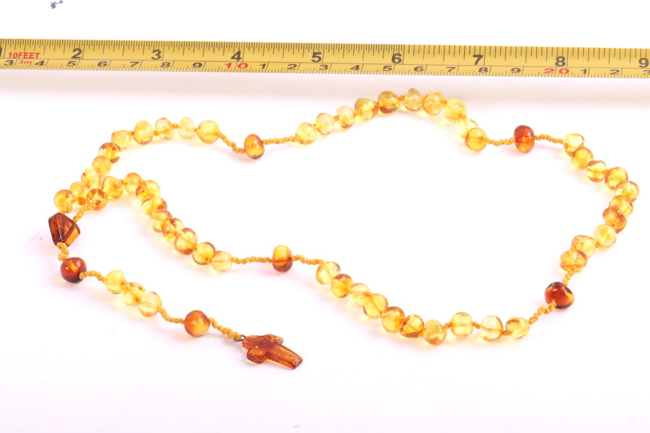 5 Decade Baltic Amber Rosary