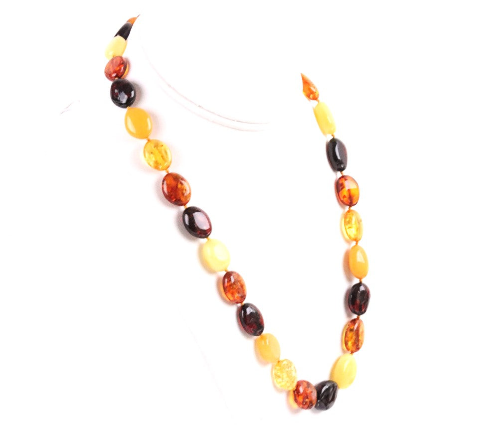 Amber Beaded Necklace