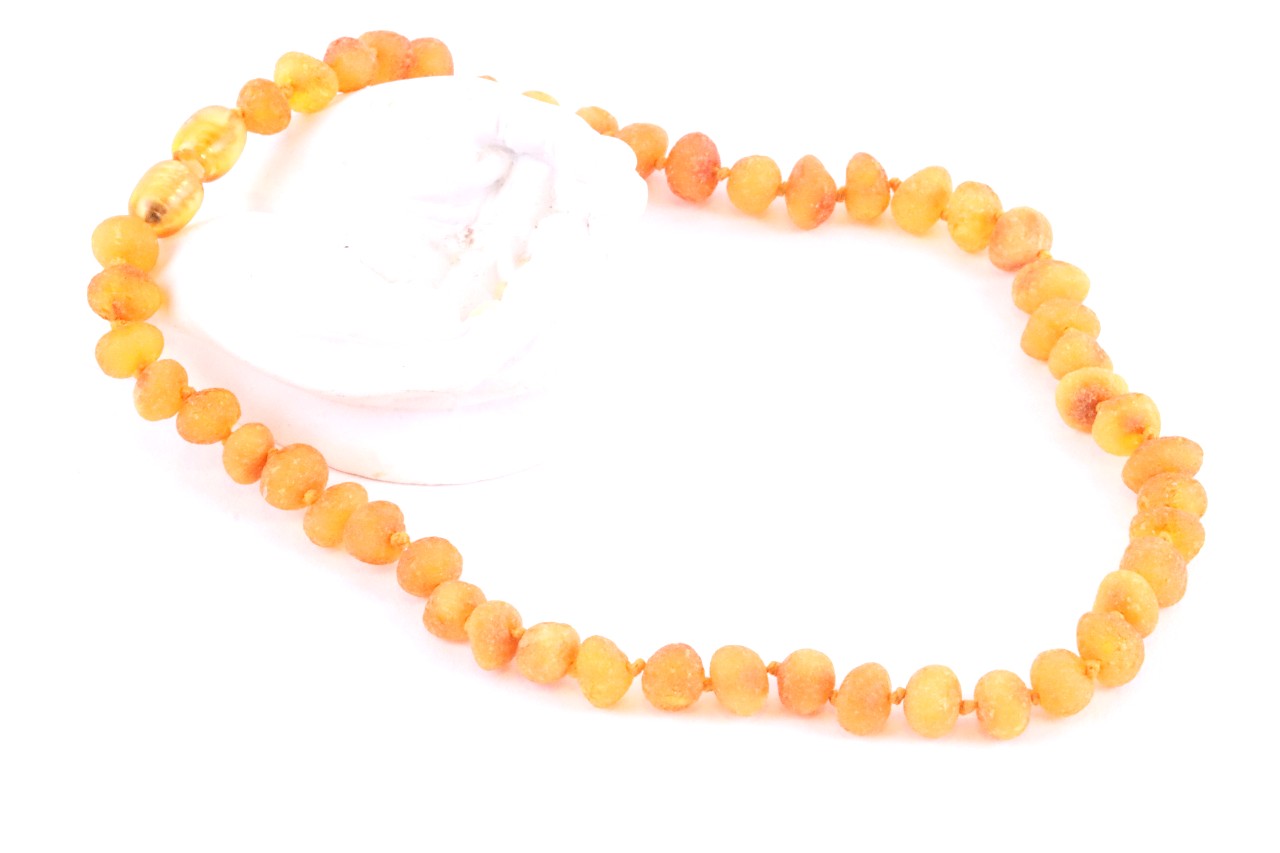 Natural Raw Amber Necklace for Children