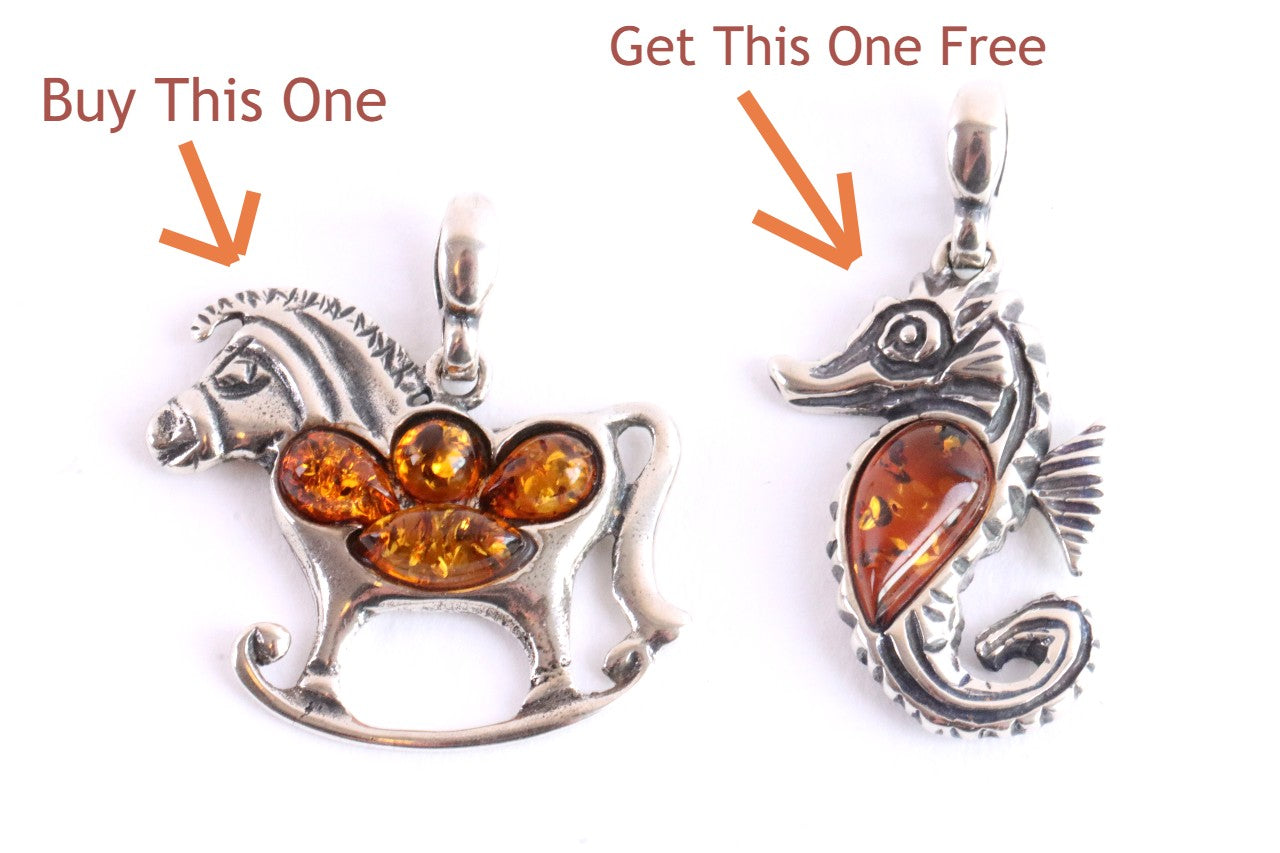 Special Offer Buy One Horse Pendant And Get 2nd FREE.