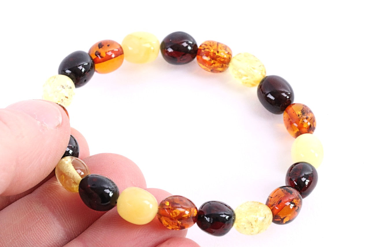 Mixed Baltic Amber Bracelet