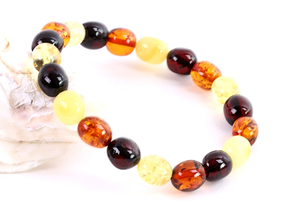 Mixed Baltic Amber Bracelet