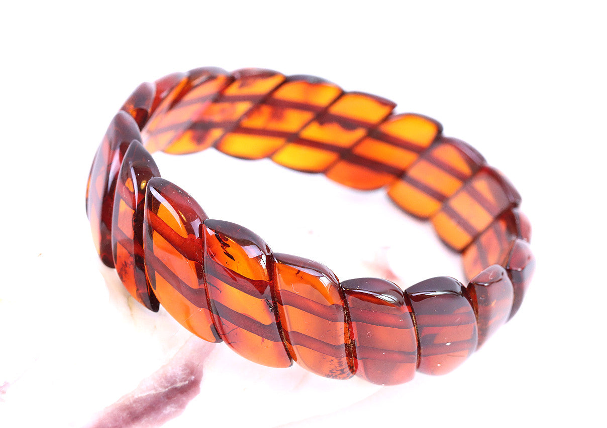 Honey Amber Bangle