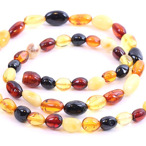 Warm shiny amber beads
