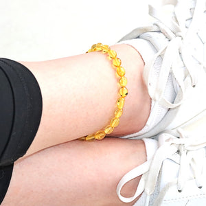 Anklet on Ankle with white sneakers