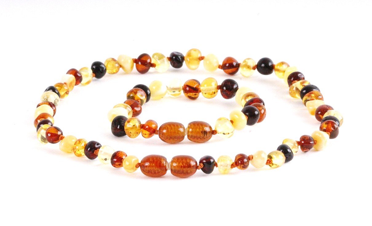 Healing Beads for Children Mix Round - Amber SOS