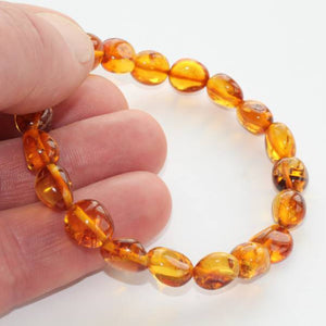 Honey Bean Amber Adult Bracelet - Amber SOS