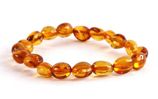 Honey Bean Amber Adult Bracelet - Amber SOS