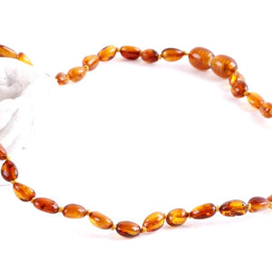 Honey Bean Amber Necklace for Children - Amber SOS