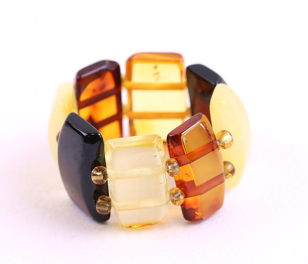 Elastic Amber Ring