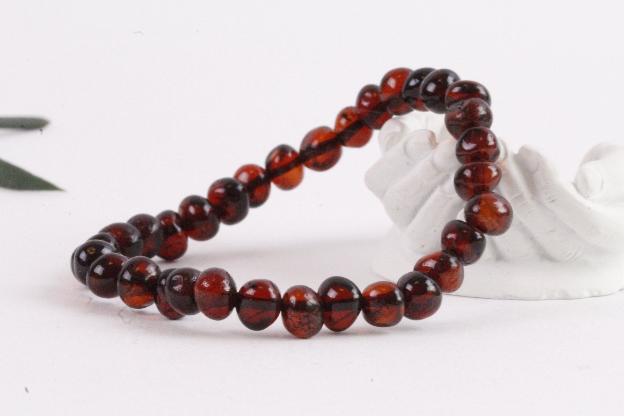 Dark Round Bracelet - Amber SOS