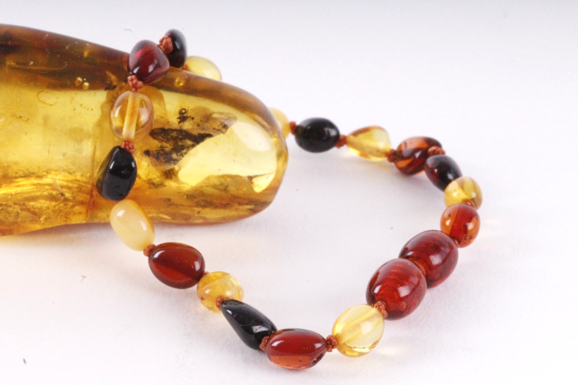 Amber Anklet Mixed Bean