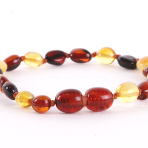Amber Anklet Mixed Bean