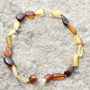 Mixed Bean Adult Anklet - Amber SOS