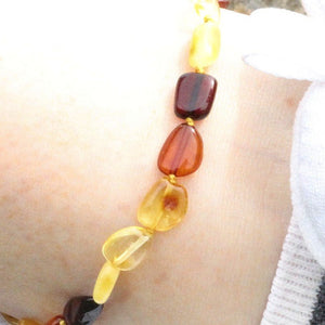 Mixed Bean Adult Anklet - Amber SOS