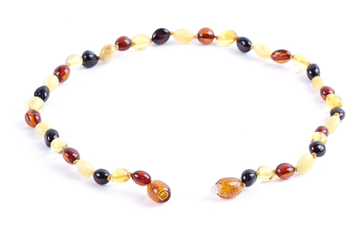 Mixed  Bean Amber Necklace for Children - Amber SOS