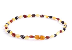 Mixed  Bean Amber Necklace for Children - Amber SOS