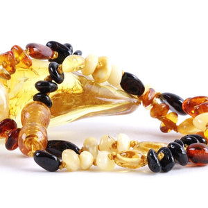 Multi Bead Amber Necklace - Amber SOS