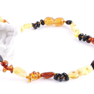 Multi Bead Amber Necklace - Amber SOS