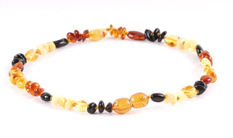 Multi Bead Amber Necklace - Amber SOS