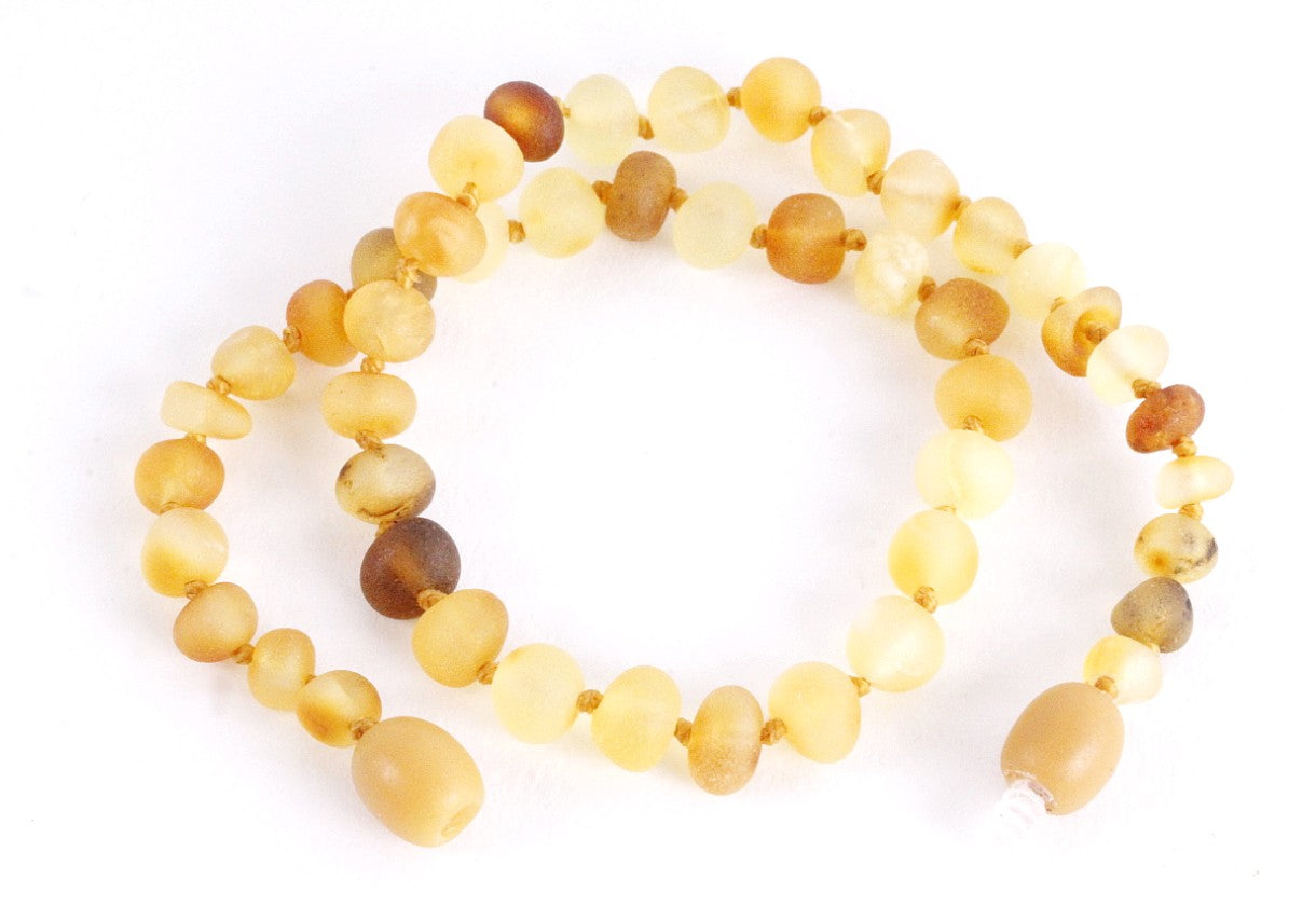 Raw Amber Necklace - 28 cm