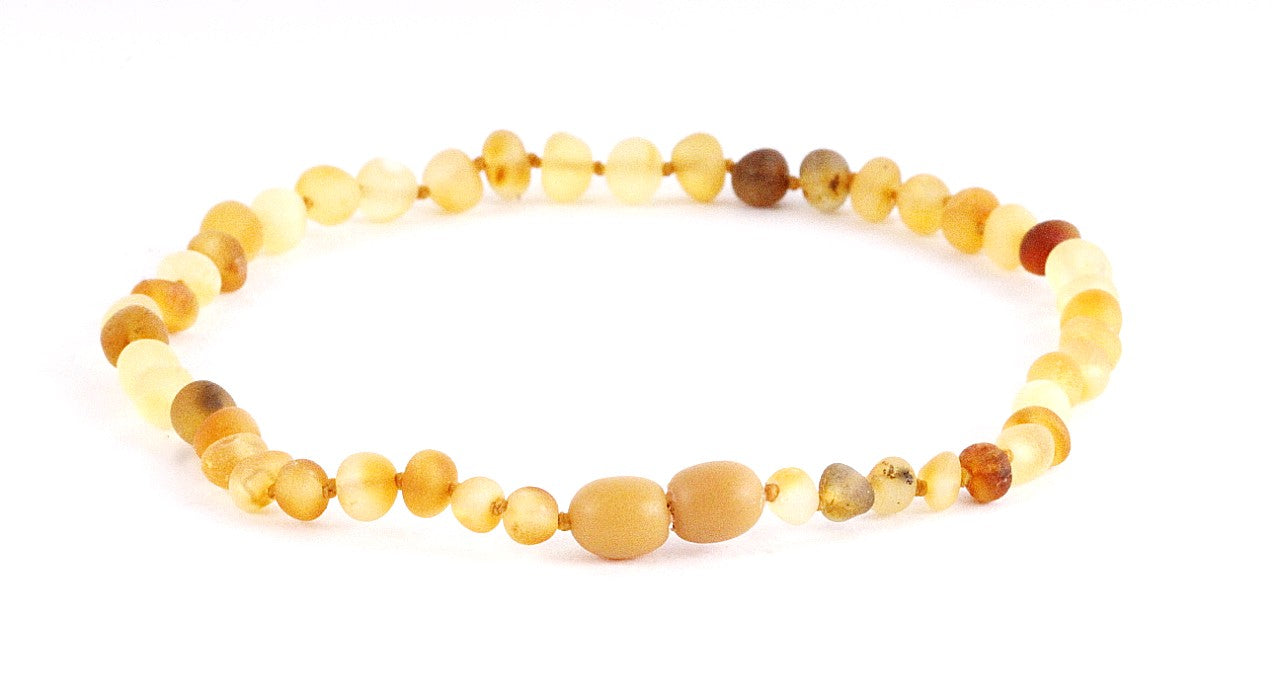 Raw Amber Necklace - 28 cm