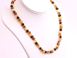 Faceted Amber Necklace