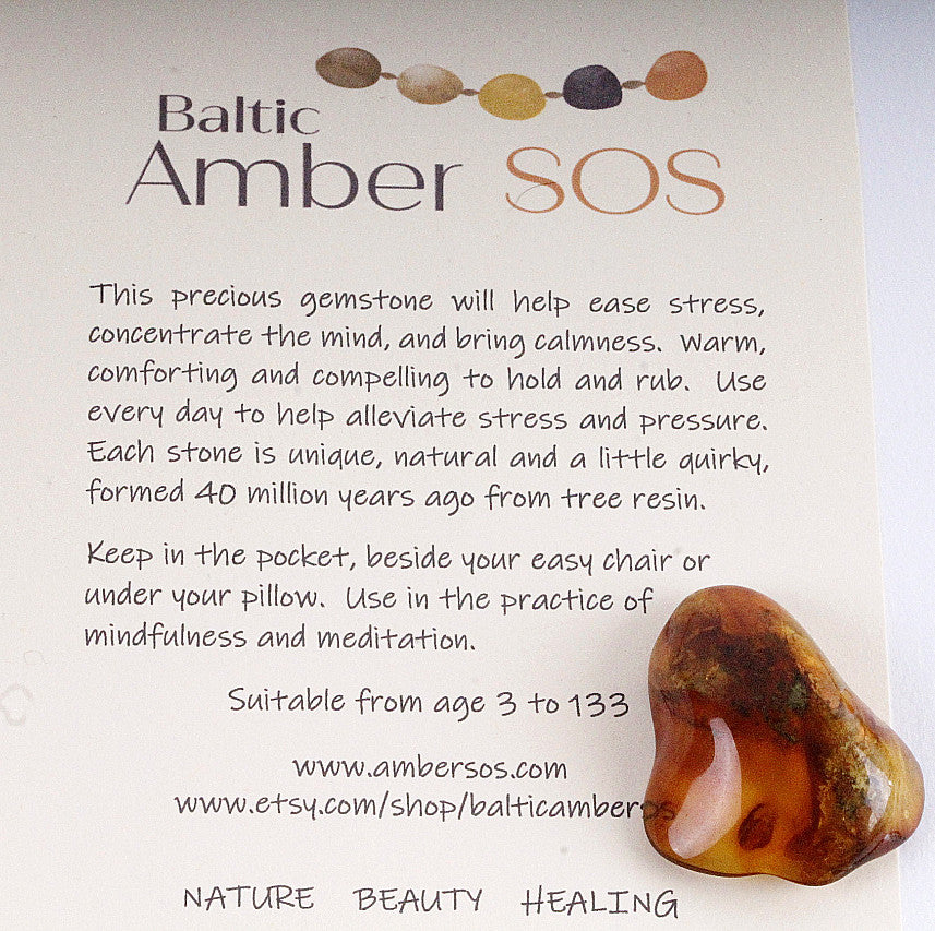 Amber Stone - Large