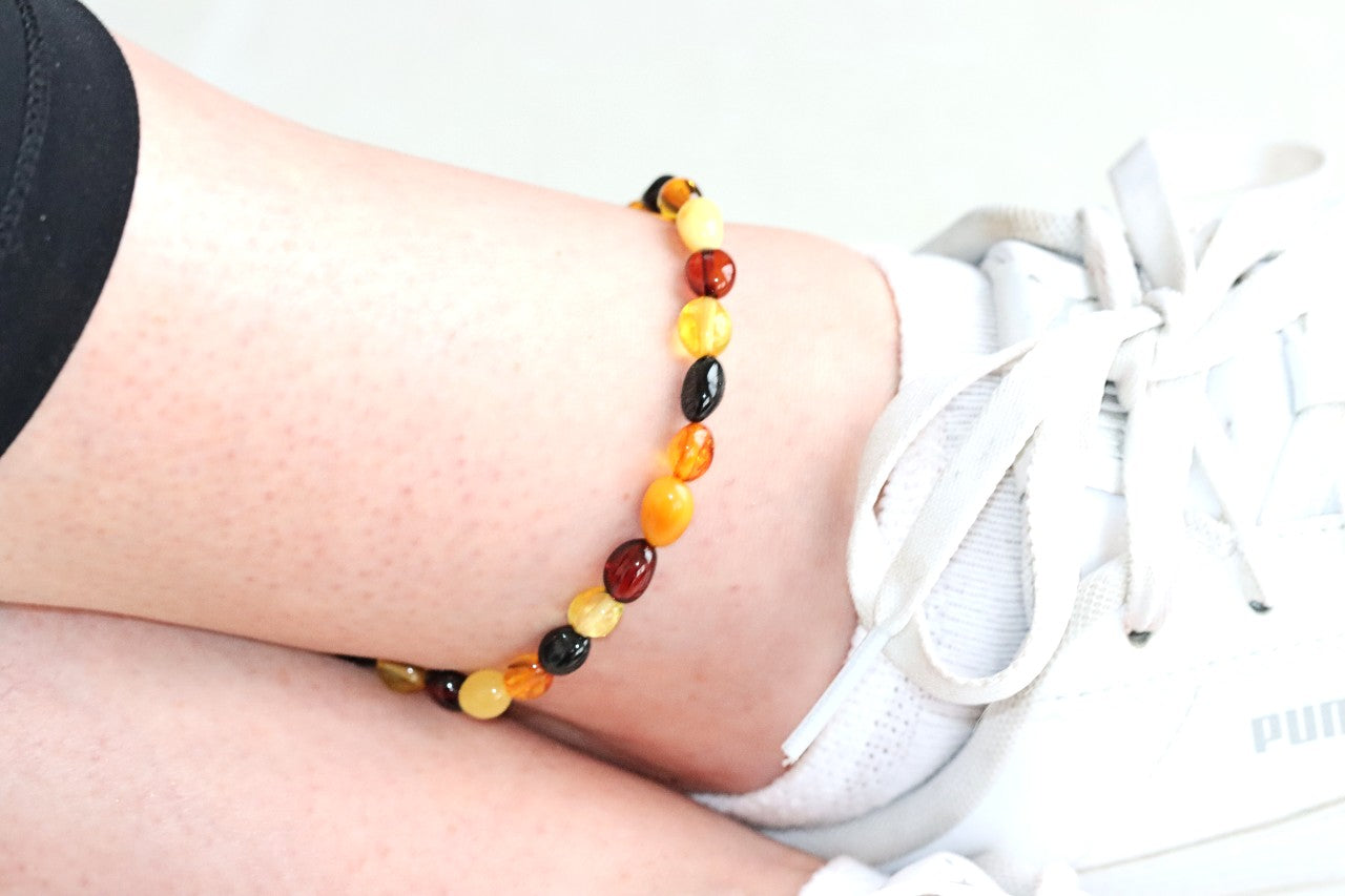 Mixed Bean Adult Anklet -