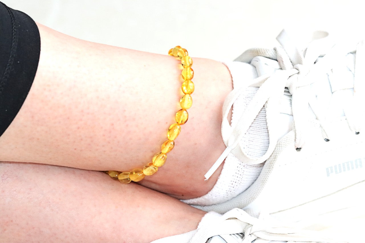 Quality Yellow Bead Anklet