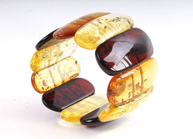 Sleek Statement Amber Bangle - Amber SOS