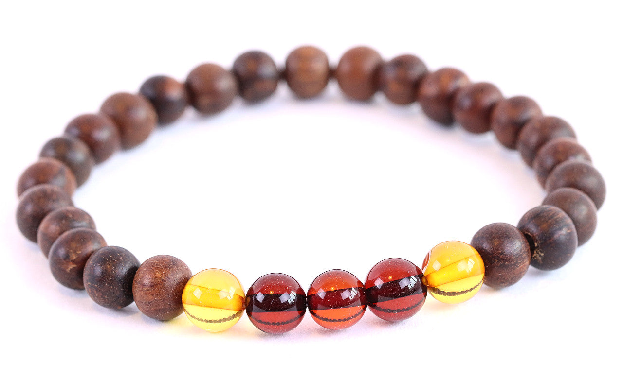 New Design Sumatra Wood from Indonesia and Baltic Amber