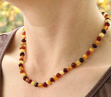 Earthy Necklace - Amber SOS