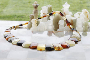 Cleopatra Style Amber Necklace - Amber SOS