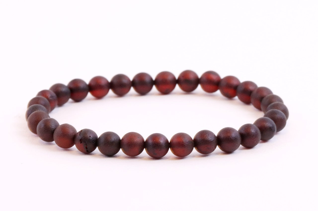 Amber Bracelet Matte Finish Natural Jewelry | Amber SOS - Amber SOS