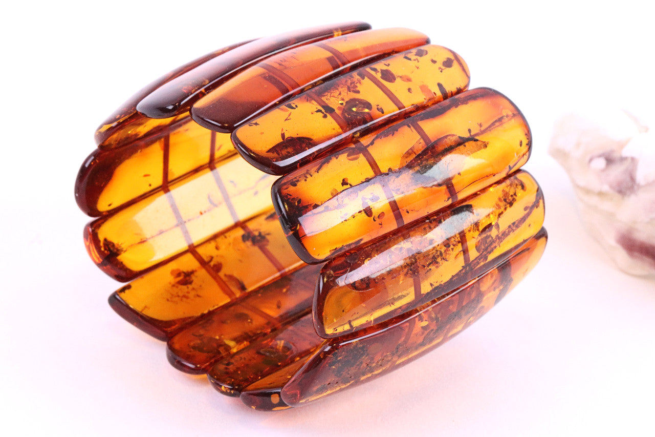 Massive Amber Cognac Bracelet