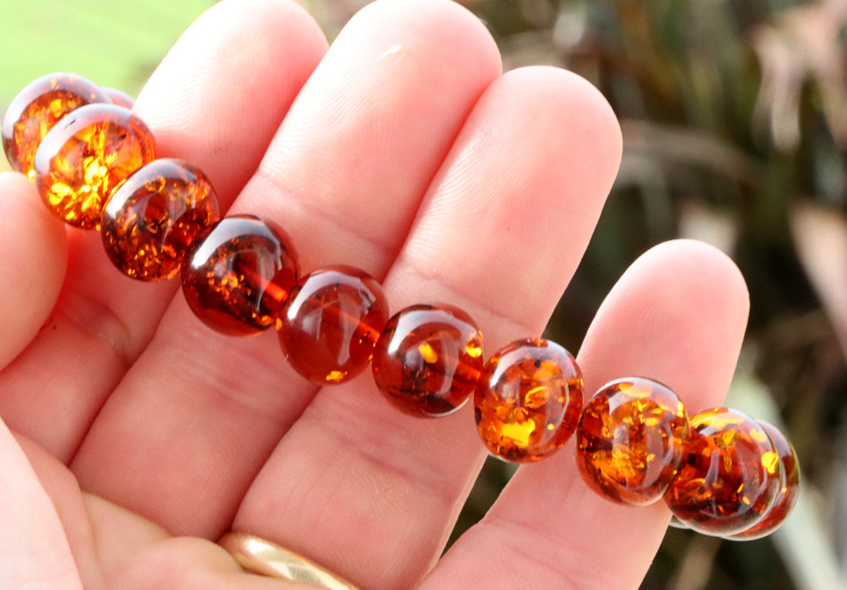 Exclusive Quality Large Natural Amber Bracelet