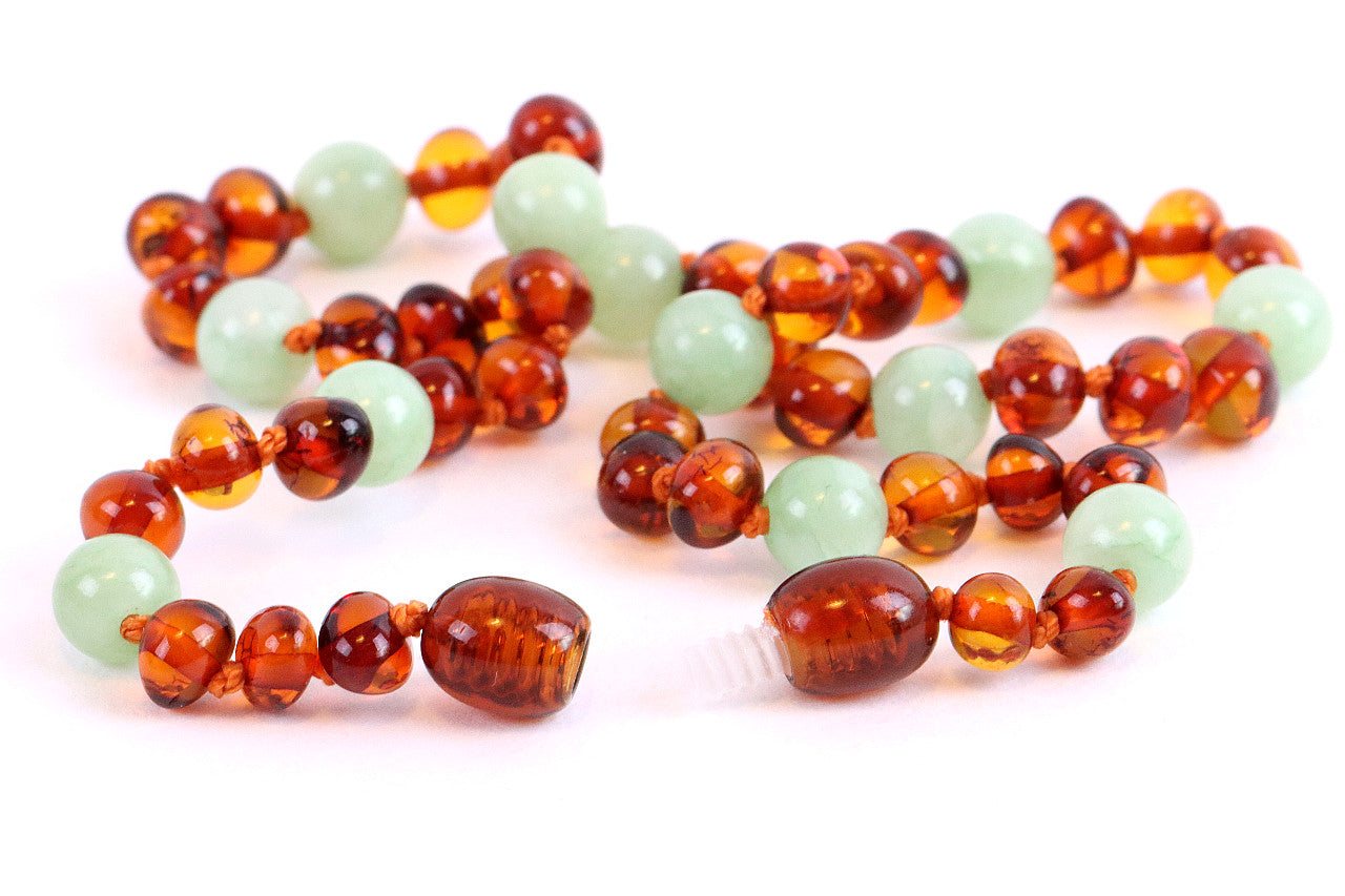 Jade Crystal Necklace for Children