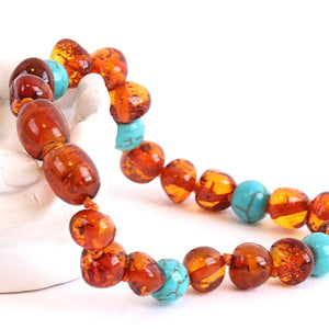 Turquoise Beads and Amber